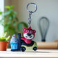 Pookie Bear Car Keychain ( Pack of one ) (K-205)