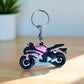 Orange Bike Keychain (K-142)