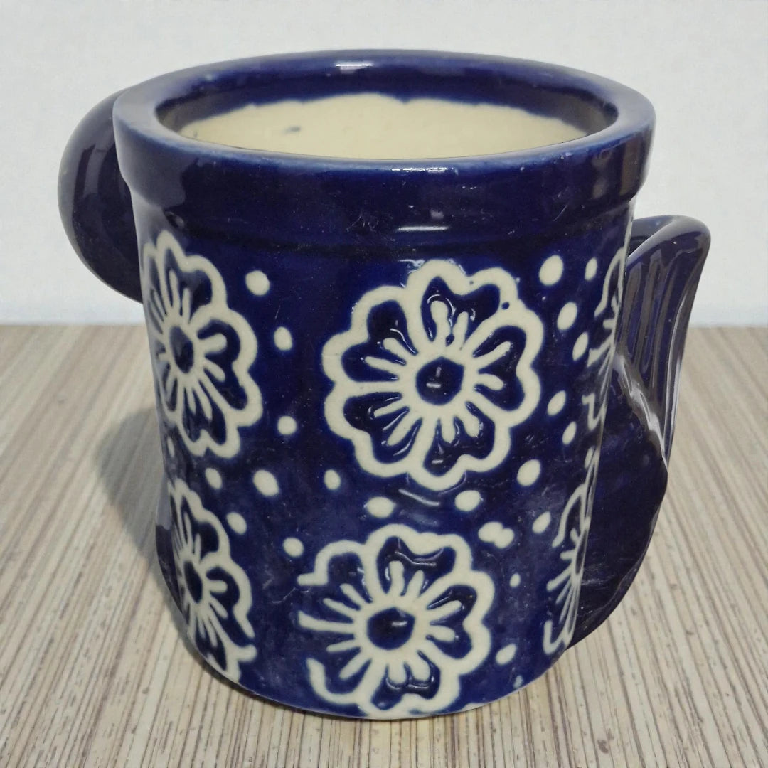 Purple Designer Ceramic Pot