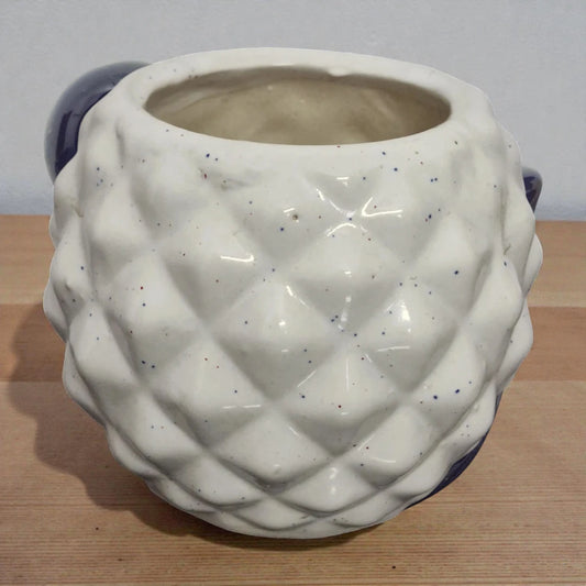 White Diamond Ceramic Pot