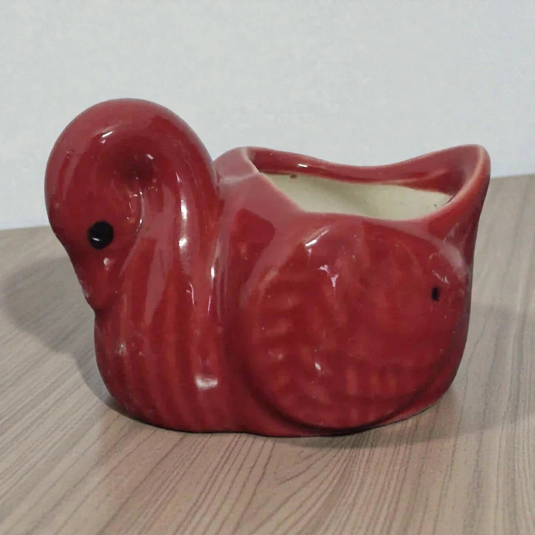 Red Duck Ceramic Pot