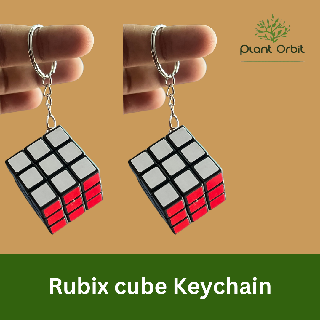 Rubix cube keychain