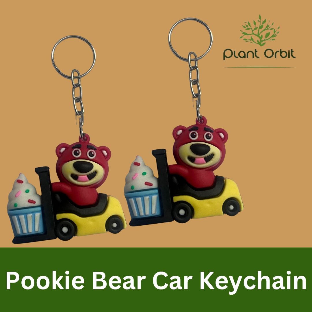 Pookie Bear Car Keychain ( Pack of one )