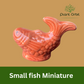 Small pink fish miniature