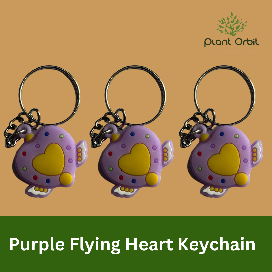 Flying Heart Keychain