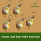 Cute Bear Resin Keychain