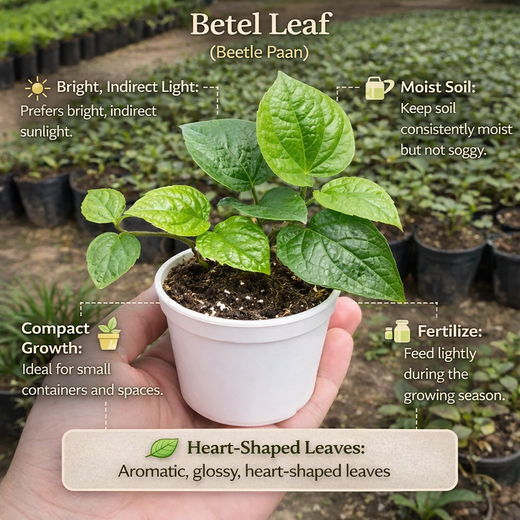 betel plant is indoor or outdoor Buy Betel Leaf (Paan) Plant – Fresh & Organic