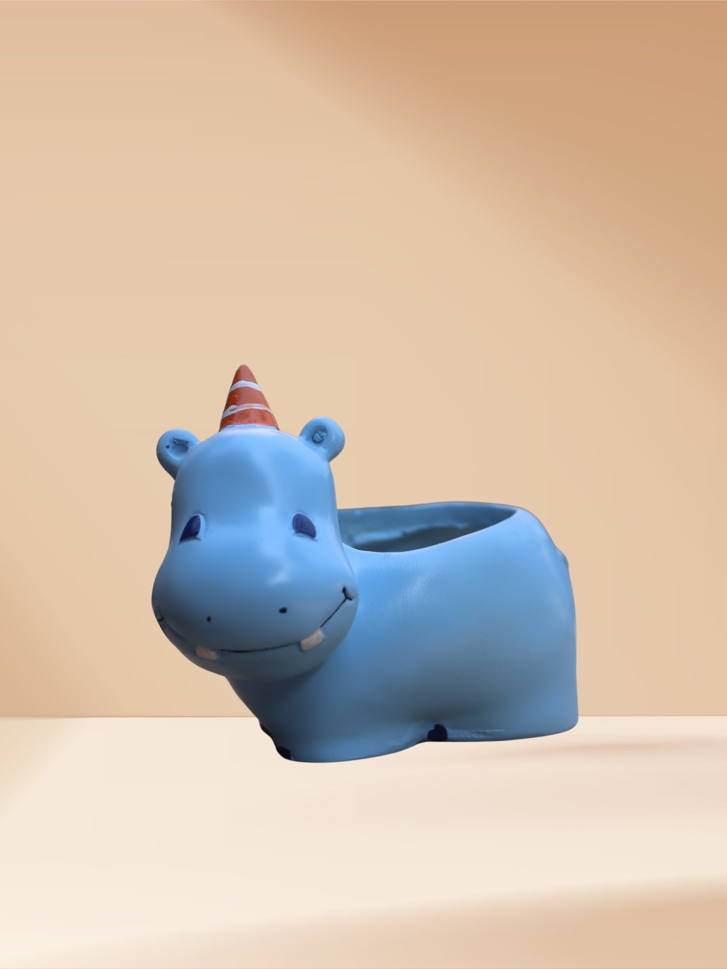 Blue Pig Planter