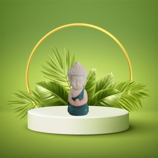 Blue Buddha Miniature (M-254)