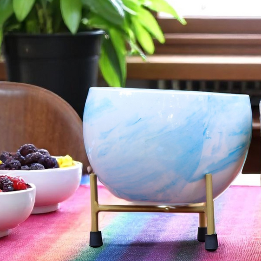 Light Blue Apple Meena pot ( A4)