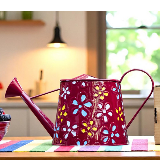 Purple Metal Watering Can 1079 D