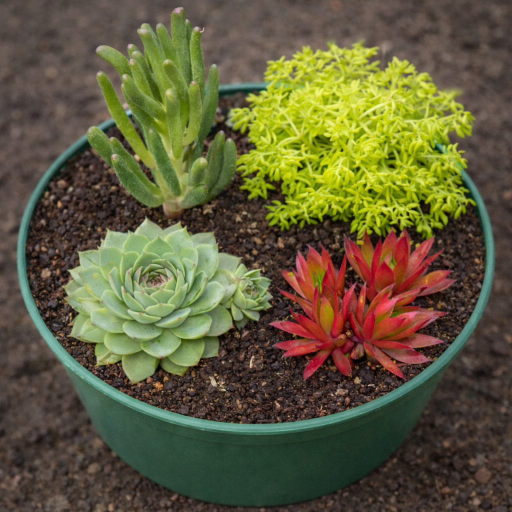Combo A2/Colorful Indoor Succulent Plant Combo