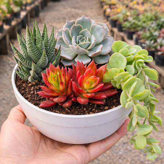 Combo D33 / Mixed Texture Succulent Plant combo