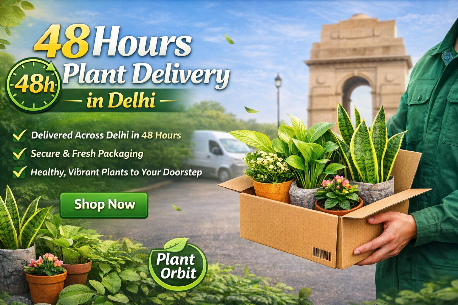 48 Hours Plant Delivery In delhi