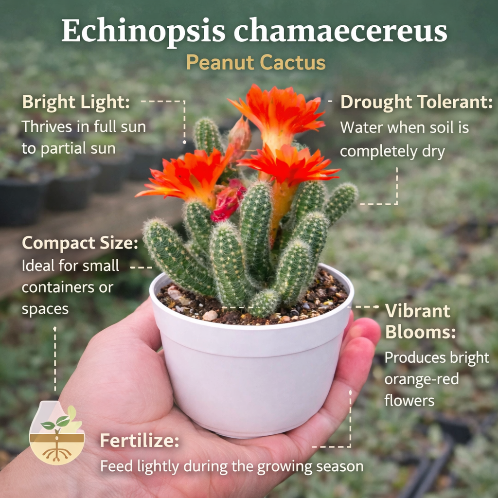 Echinopsis Chamaecereus - Peanut Cactus