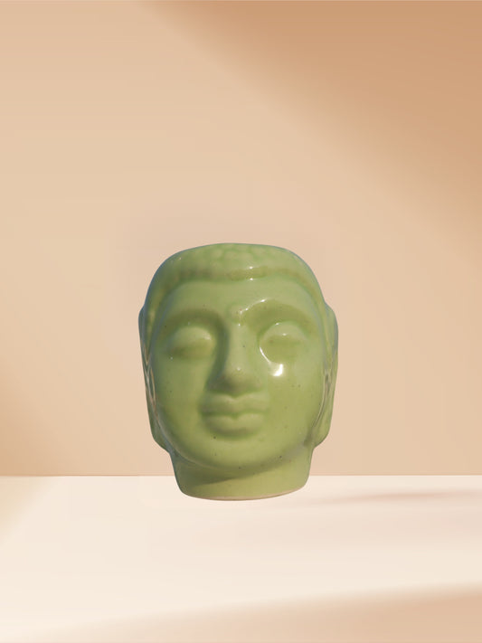 Green Buddha Ceramic Planter