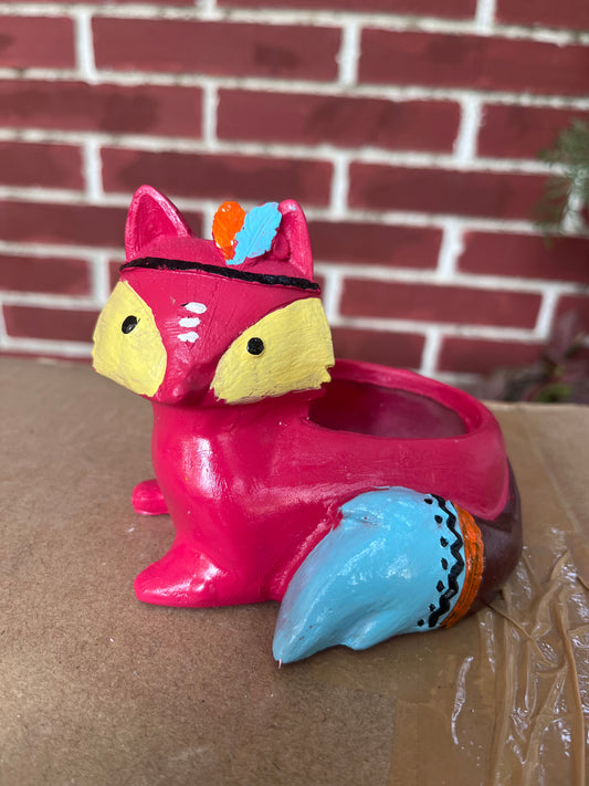 Pink Wolf Planter