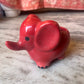 Red elephant ceramic Planter