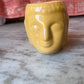 Yellow buddha ceramic Planter