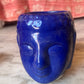 Blue buddha ceramic planter