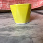 Sqaure yellow pot