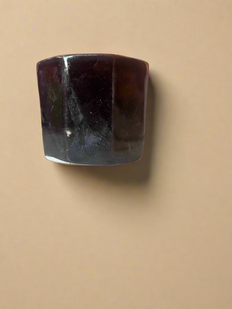 Square black cup