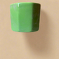 Square green cup