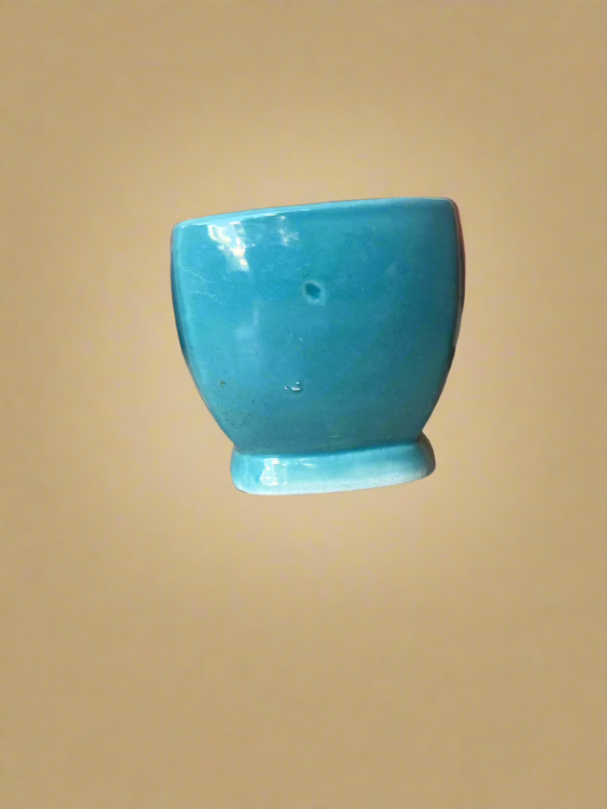 Sky blue cup pot