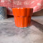 Orange cup pot