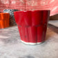 Cup pot red