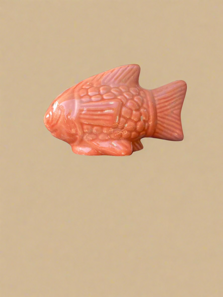 Red Fish Ceramic Miniature