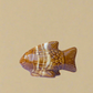 Brown fish Ceramic miniature