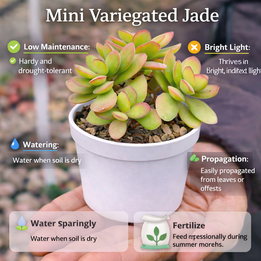 Succulent Combo A2- Set of 6 live plants from Plant Orbit
