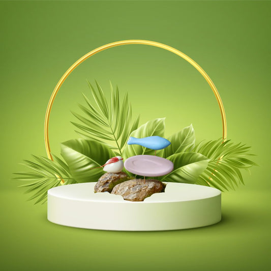 Mini Fish With Plate Miniature (M-177)