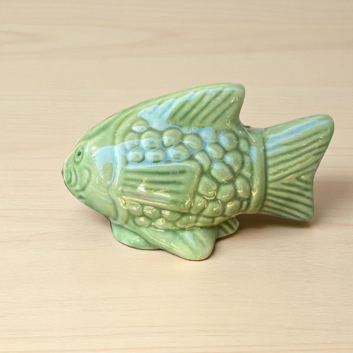 Green Fish Ceramic Miniature
