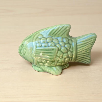 Green Fish Ceramic Miniature
