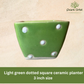 Green dot cup pot
