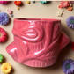 Red Wooden leaf red pot