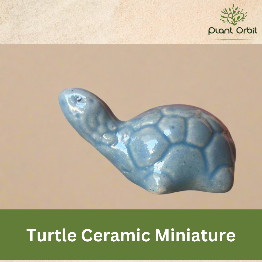 Blue turtle Ceramic Miniature