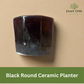 Square black cup