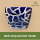 Blue shed cup pot