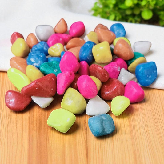 Multi-Color Decorative Pebble Stones (100 g)