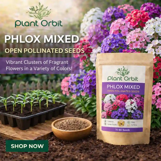 PHLOX MIXED OPEN POLLINATED SEEDS