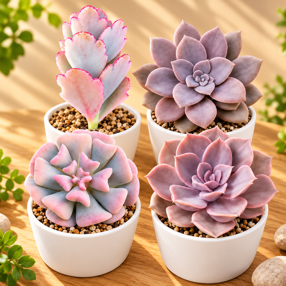 Pink Succulents Combo Pack