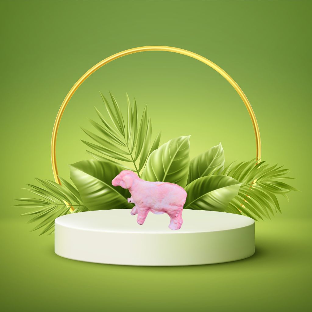 Pink Sheep Miniature (M-189)