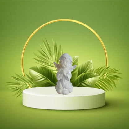 Praying Baby White Miniature (M-260)