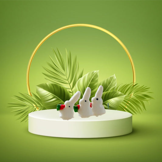 Rabbit Pin Toys (1 piece) Miniature (M-197)