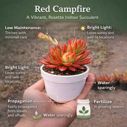 Air Purifying Plants Combo - Set of 7 Live Succulent Plants by Plant Orbit