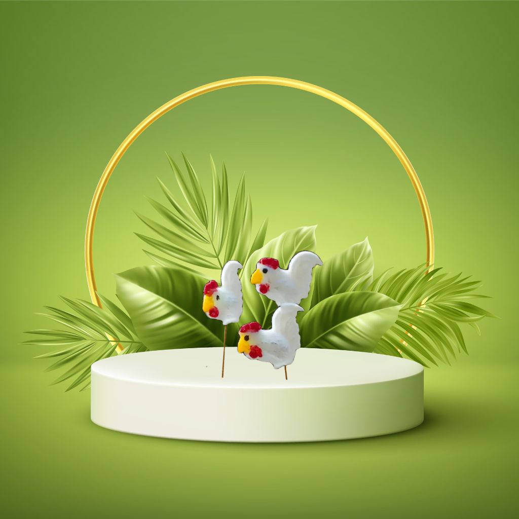 Rooster Pin Toy ( 1 piece ) Miniature (M-208)