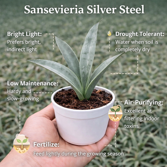 Sansevieria Silver Steel